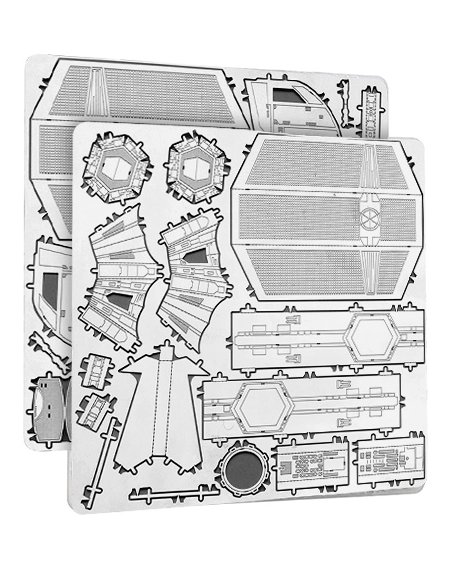 Modelo Metálico para Armar Darth Vader's TIE...