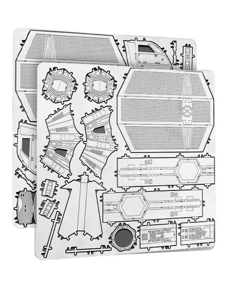 Modelo Metálico para Armar Darth Vader's TIE Adavanced X1 - Star Wars