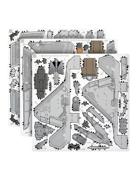 Modelo Metálico para Armar F-22 Raptor Color