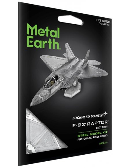 Modelo Metálico para Armar F-22 Raptor Color