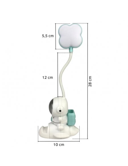 Lampara - Porta Celular Astronauta