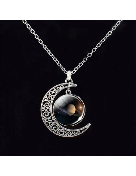 Collar Luneta Saturno