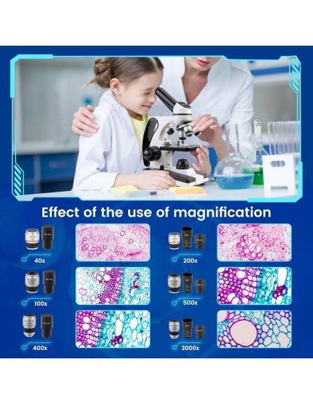 Microscopio Educativo Sedumic 40x-2000x
