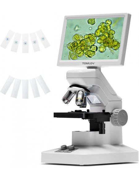 Microscopio TOMLOV DM301 Max – Pantalla de 7″