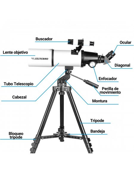 Telescopio Celticbird 80AZ