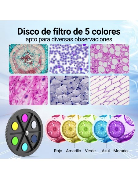 Microscopio Monocular Wozel 80x-2000x