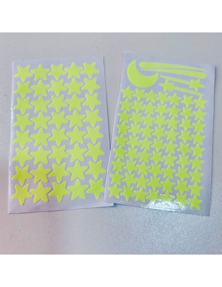 Stickers Luminosos Estrellas y Luna