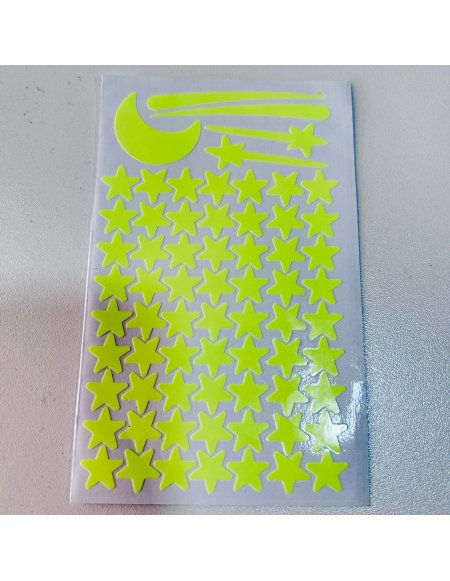 Stickers Luminosos Estrellas y Luna