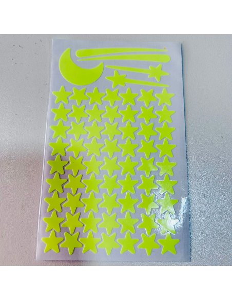 Stickers Luminosos Estrellas y Luna