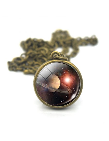 Collar Esfera Saturno