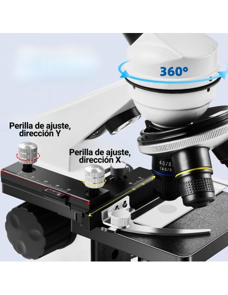 Microscopio Monocular Fitense 40x-2000x