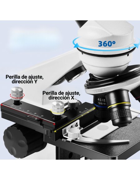 Microscopio Monocular Fitense 40x-2000x