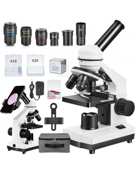 Microscopio Monocular Fitense 40x-2000x