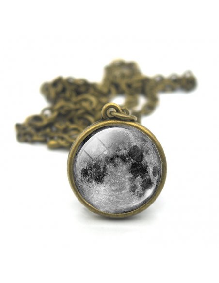 Collar Esfera Luna