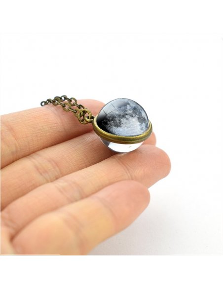 Collar Esfera Luna