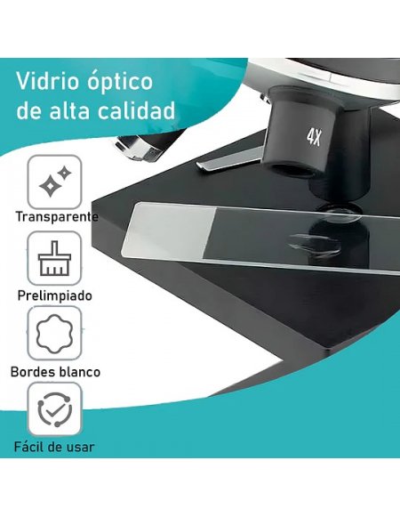 Láminas Portaobjetos 45°