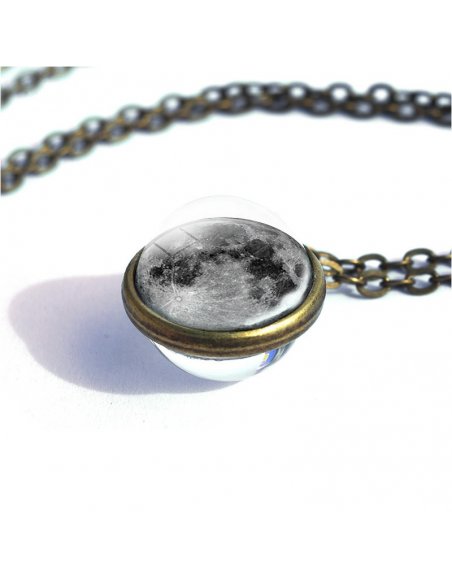 Collar Esfera Luna