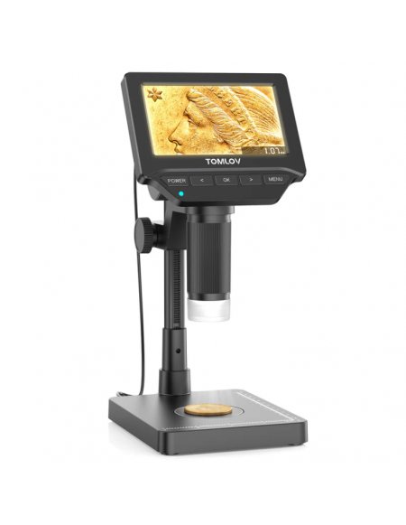 Microscopio Digital 12MP Tomlov DM4W con báscula