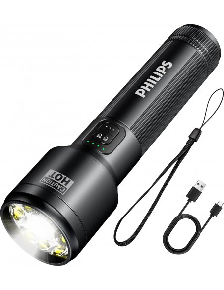 Linterna Táctica Philips 3500 Lumens