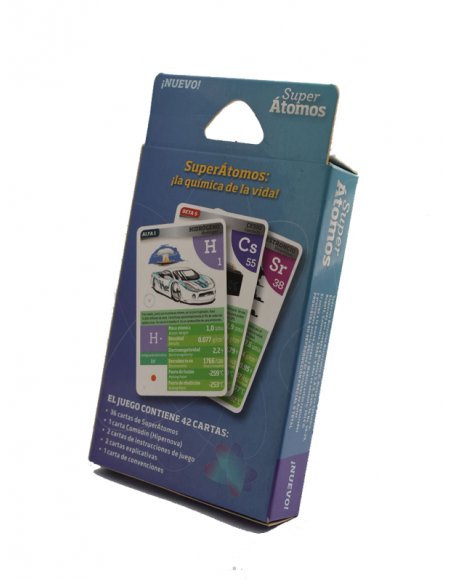 Juego de cartas - Super Átomos