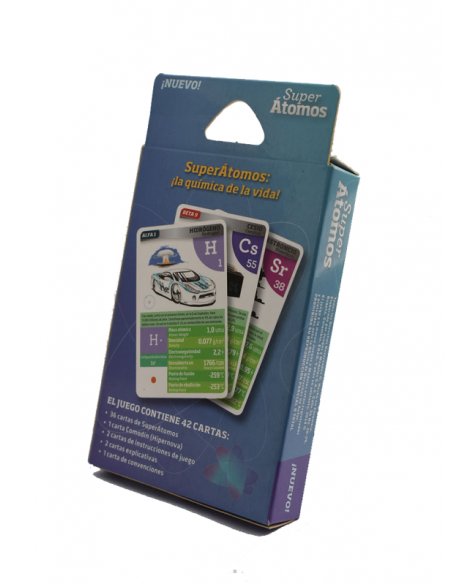 Juego de cartas - Super Átomos