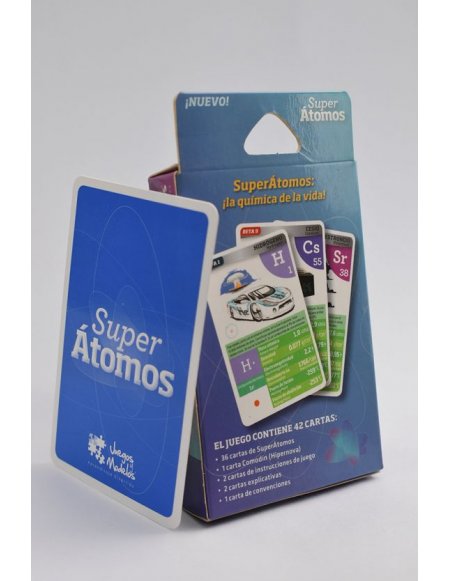 Juego de cartas - Super Átomos