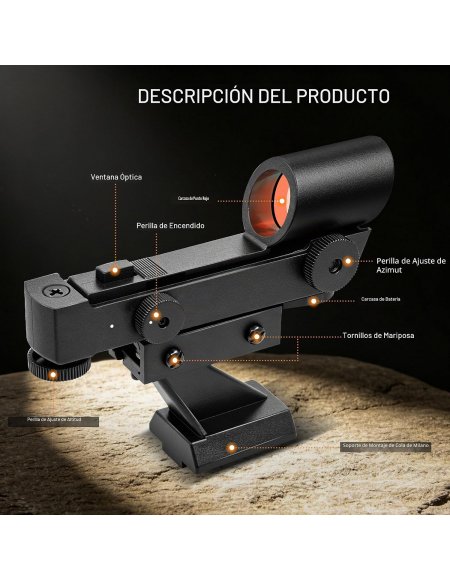 Buscador para Telescopios de puntos Rojos