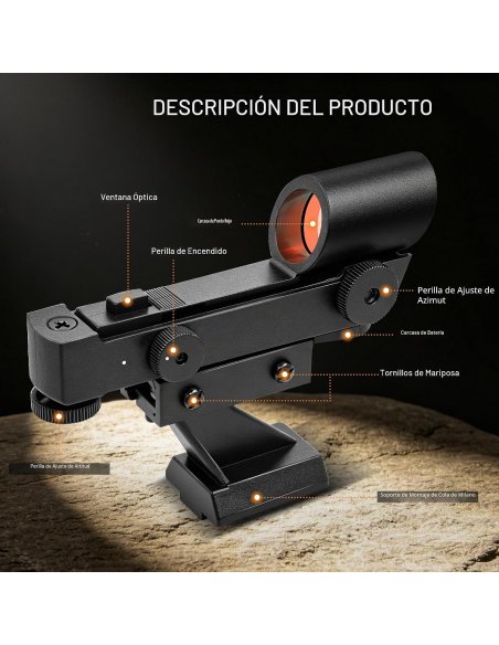 Buscador para Telescopios de puntos Rojos
