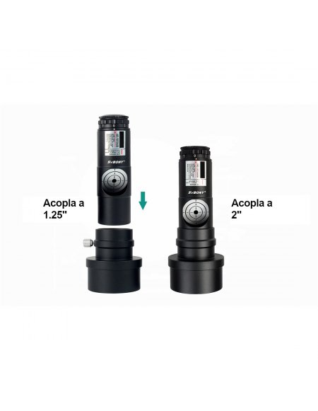 Colimador Láser de 1.25" con adaptador 2"