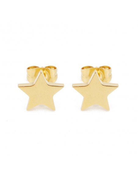 Aretes Mini Estrellas Doradas