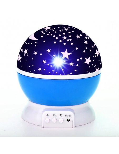 Lampara Proyector de Estrellas - Azul