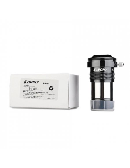 Barlow 2X con Anillo de Ajuste