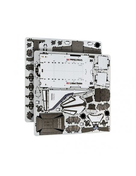 Modelo Metálico para Armar Transbordador Discovery Color