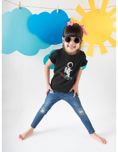 Camiseta Skateboarder Negra