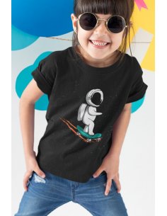 Camiseta Skateboarder Negra