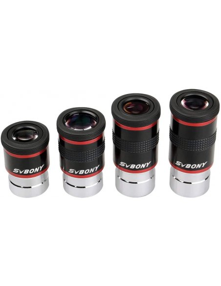 Kit Oculares 6mm 9mm 15mm 20mm UWA