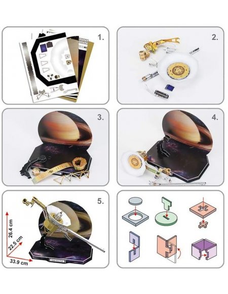 Rompecabezas 3D Sonda Espacial Voyager