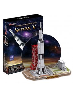 Rompecabezas 3D Cohete Saturno V