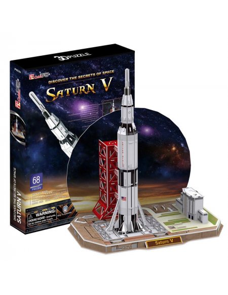 Rompecabezas 3D Cohete Saturno V