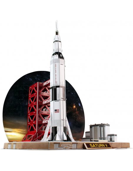 Rompecabezas 3D Cohete Saturno V