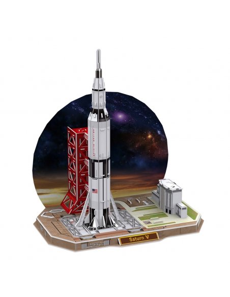 Rompecabezas 3D Cohete Saturno V