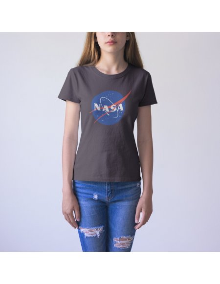 Camiseta NASA Gris Dama
