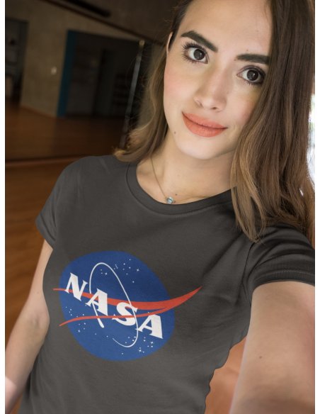 Camiseta NASA Gris Dama