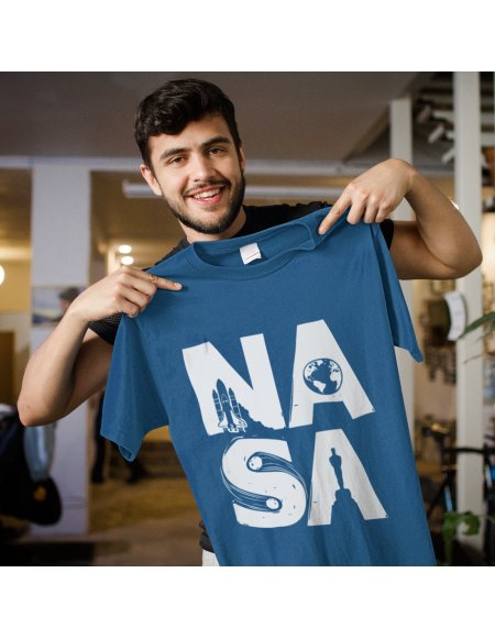 Camiseta NASA Azul