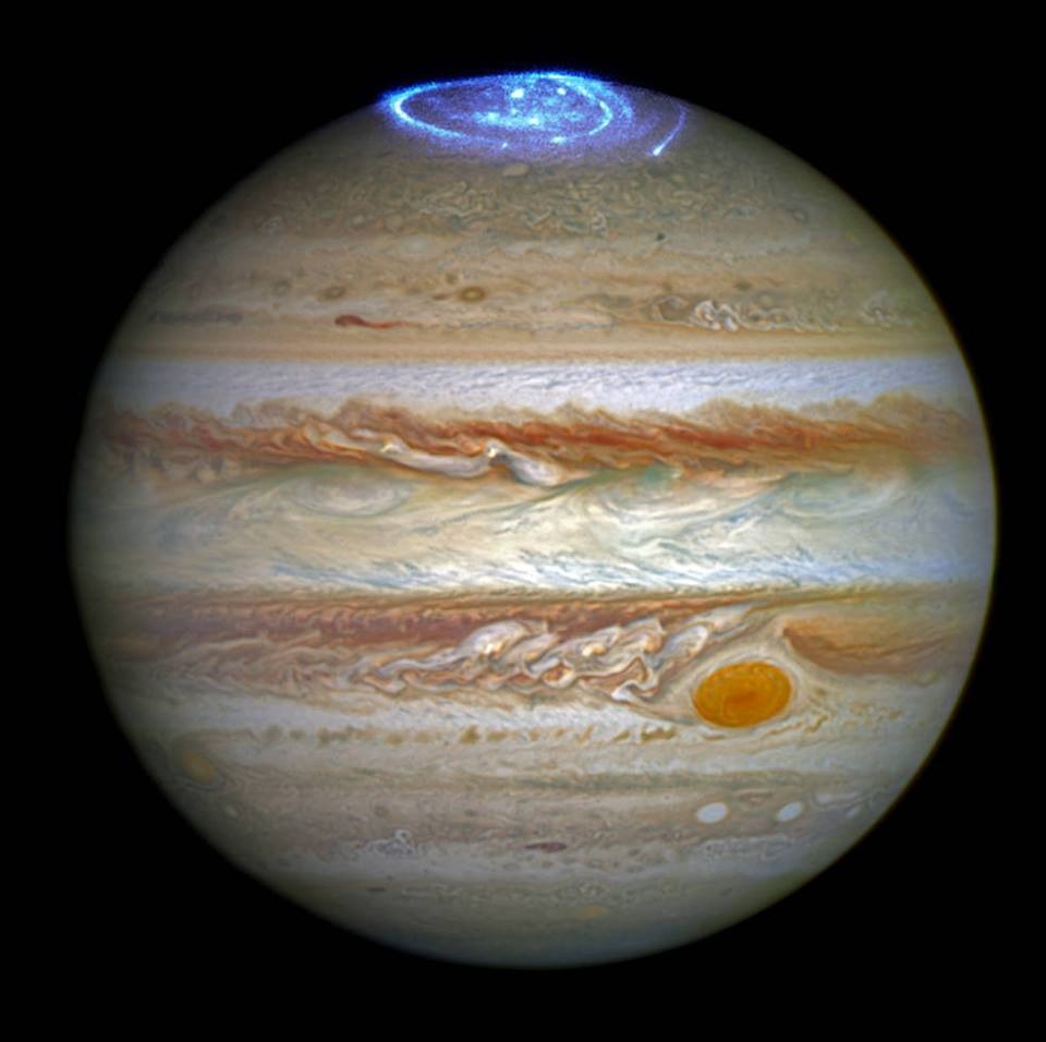 Auroras Boreales en Júpiter